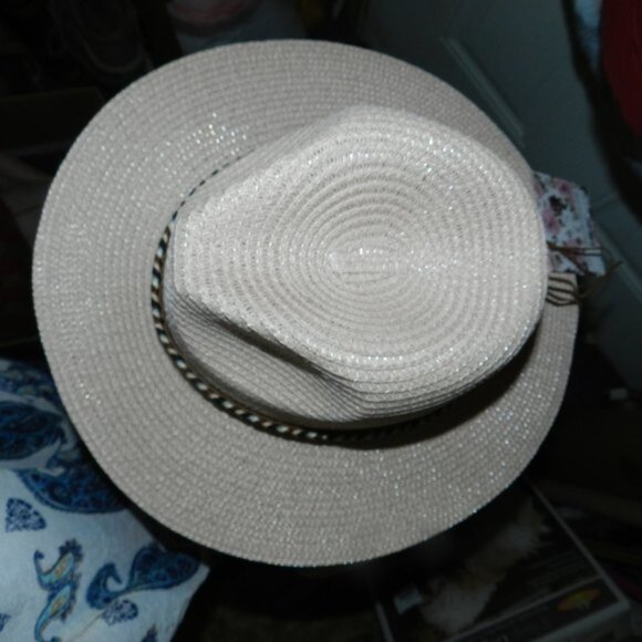 Lulla Collection Women's Woven Braided Rainbow Trim Hat NWT/🆕Ships Fast💨⚡🚚 - Picture 5 of 13